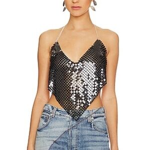 8 OTHER REASONS x REVOLVE Chain Top in Black